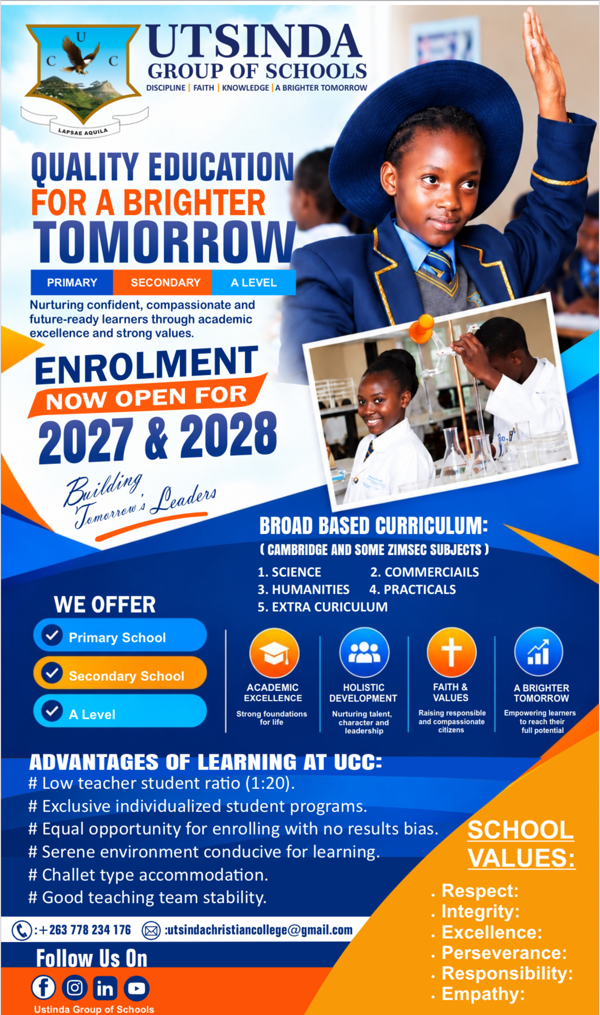Life at Utsinda Christian College